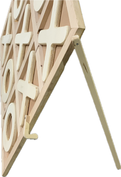 Giant Tic Tac Toe Board Stand up 3FT Wood GAME