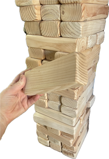 GIANT TOWER 54 GAME NATURAL WOOD