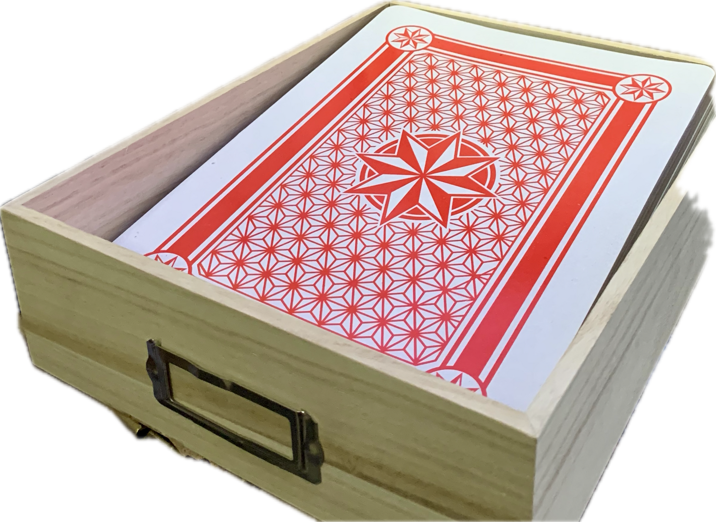 Giant Deck of PLAYING Cards with Jokers and Wood Storage box