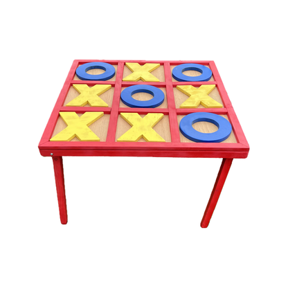 Giant Tic-Tac-Toe TABLE GAME 3FT STAINED